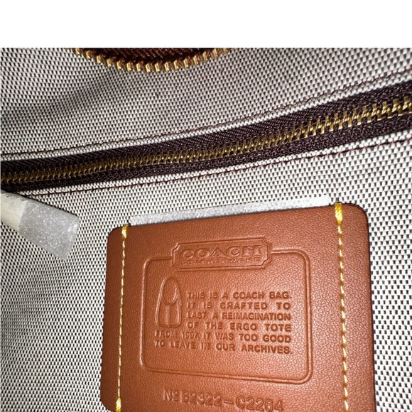 Coach Ergo 33 Bag in Saddle - Picture 4 of 4